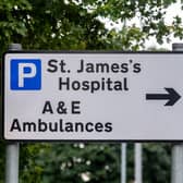 Leeds Teaching Hospitals NHS Trust says its A&E departments at Leeds General Infirmary and St James' Hospital are experiencing very high demand. Picture: James Hardisty
