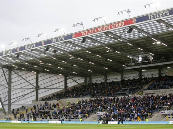 Friday is due to be only Rhinos' second game in front of fans at Emerald Headingley this year, after a loss to Hull last month. Picture by Richard Sellers/PA.