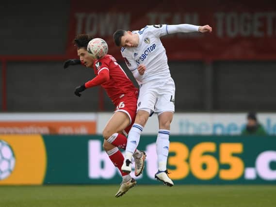 MOVING ON - Blackpool are interested in taking Oliver Casey from Leeds United on a permanent basis. He's one of a number who could leave this summer. Pic: Getty