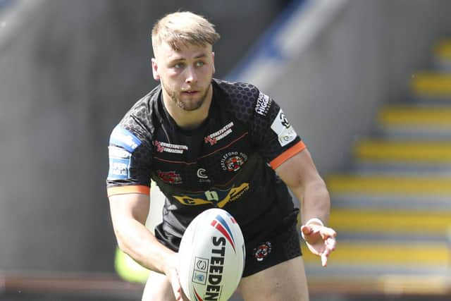 Castleford Tigers' half-back Danny Richardson is in contention to face Hull FC tonight. Paul Currie/SWpix.com.