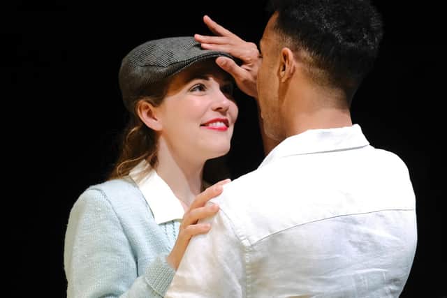 Naomi Petersen as Lily and Linford Johnson as Alf in the play that runs at the Stephen Joseph Theatre until July 3