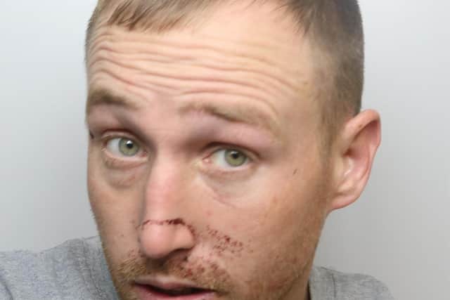 Ryan Gledhill was jailed for nine years for robbing an elderly woman in her own home in Wakefield