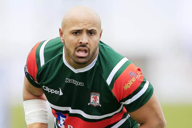 Hunslet RL's Zach Braham. Picture: Chris Mangnall/SWpix.com.