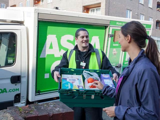 Asda customers continued to embrace online shopping