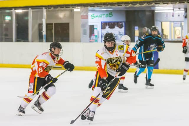 Jordan Griffin, pictured during his last year as a junior at Bradford Bulldogs. Picture courtesy of Andy Bourke/Podium Prints.