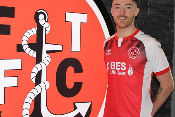 NEW HOME - Ryan Edmondson has moved to Fleetwood Town on loan from Leeds United for the season. Pic: Fleetwood Town FC