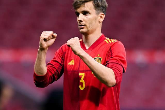 EUROS U-TURN: For Leeds United defender Diego Llorente with the Spain squad. Photo by David Ramos/Getty Images.
