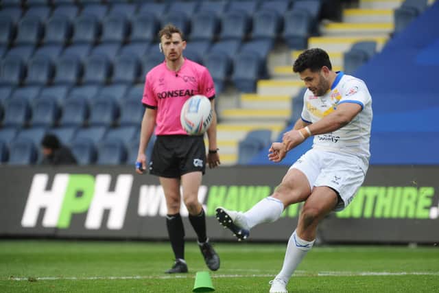 GOING? Rhyse Martin may not be playing for Leeds Rhinos in 2022.