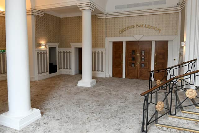 The Upper Foyer near the Queens Ballroom at the Queens Hotel in Leeds