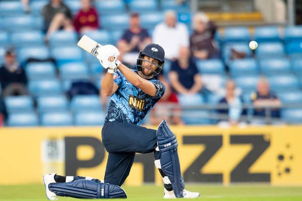 BIG HIT: Yorkshire's Dawid Malan hits out against Birmingham Bears at Headingley  he will join up with England at the end of this week. Picture by Allan McKenzie/SWpix.com