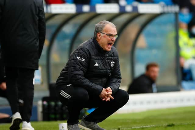HUGE INFLUENCE: Leeds United head coach Marcelo Bielsa. Photo by Lynne Cameron - Pool/Getty Images.