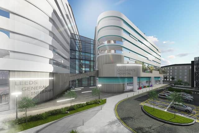 An impression of how the new hospitals will look. Picture: Leeds Teaching Hospitals NHS Trust.