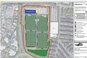 NEW PROPOSAL - Leeds United have proposed that instead of buying the Matthew Murray site to build a new training ground, the planned Parklife initiative moves to the site from Fullerton Park. Pic: Leeds Council.
