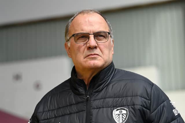 COMMITTED: Leeds United head coach Marcelo Bielsa. Photo by Gareth Copley/Getty Images.