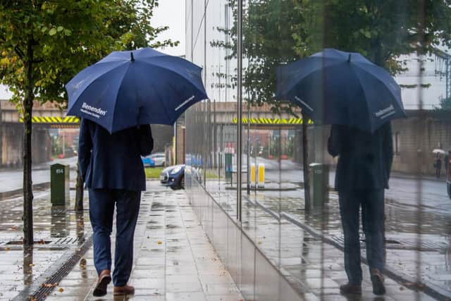 The rain in Leeds will not be as bad as first forecast.