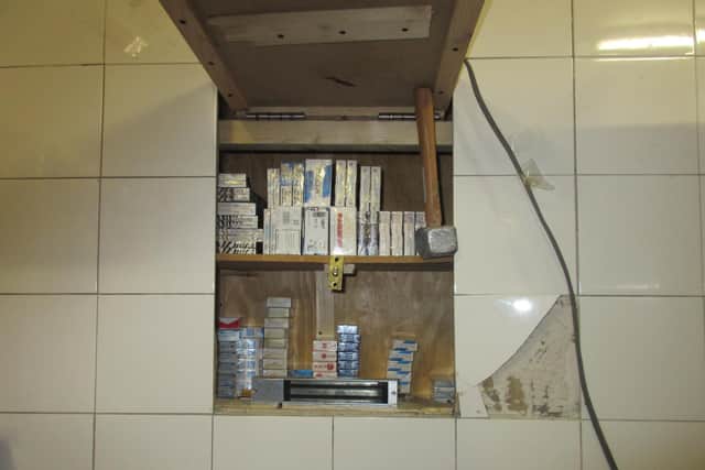 illegal cigarettes were found in the Dobre Bo Poskie Shop in Dewsbury Road, Beeston.