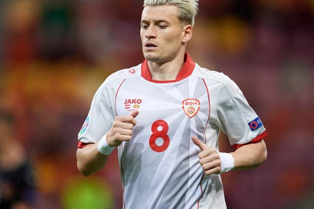Leeds United's Gjanni Alioski aiming to make history with North Macedonia at the Euros. Pic: Getty