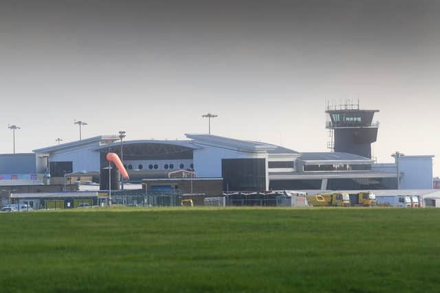 Leeds Bradford Airport.