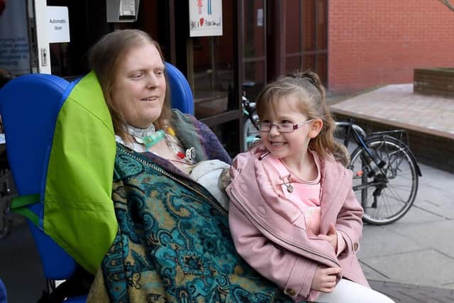 Jason Kelk pictured in March with his granddaughter Felicity Wager, five. Picture: Simon Hulme