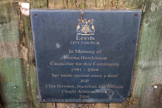Chapeltown's 21-year old Mary Seacole Memorial Gardens which started out as a road-side bench were inaugurated by the late Leeds Councillor Norma Hutchinson in 2000.