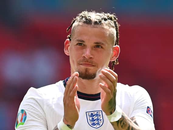 BIG TALK - Leeds United's Kalvin Phillips became the story thanks to his England performance against Croatia. Pic: Getty