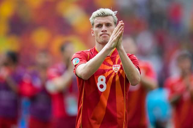 SHOP WINDOW - Gjanni Alioski has one more Euro 2020 appearance against the Netherlands for North Macedonia before deciding his Leeds United future. Pic: Getty