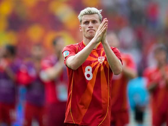 SHOP WINDOW - Gjanni Alioski has one more Euro 2020 appearance against the Netherlands for North Macedonia before deciding his Leeds United future. Pic: Getty