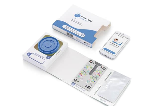 The new smartphone technology by Healthy.io which allows diabetes patients to test their urine at home.