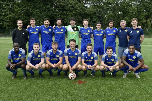 Horsforth St Margarets - winners of the Yorkshire Amateur League Supreme Division for the first time. Picture: Steve Riding.