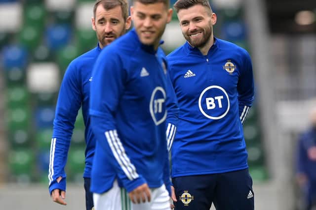 RIGHT MAN - Leeds United's Stuart Dallas was the 'natural choice' for Northern Ireland boss Ian Baraclough when he needed a captain for the summer tour.