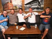 England fans enjoying getting together to watch the national side earlier in this year's Euros campaign.