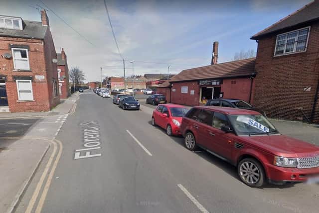 The chase came to an end when the Nissan Micra spun out of control on Florence Street.

Image: Google