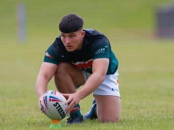 Hunslet's on-loan Warrington half-back David Gibbons. Picture by Steve Gaunt/Touchline Pictures/Hunslet RLFC.