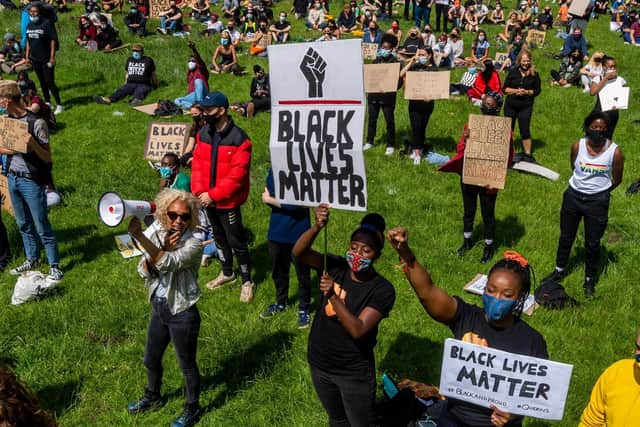 Danny helped to organise a Black Lives Matter demonstration in Hyde Park in June 2020