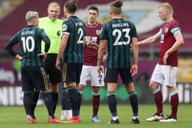 REFEREE REPORT - Graham Scott made Marcelo Bielsa and Sean Dyche aware that an allegation had been made against Leeds United's Gjanni Alioski, who has now been cleared by the FA. Pic: Getty