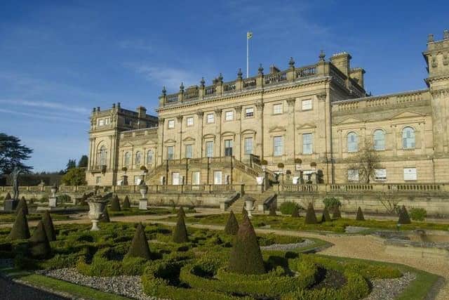 The event is taking place at Harewood House in Leeds