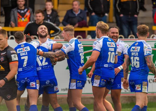 BACK IN THE GAME: Leeds Rhinos return to Super League action on Sunday against Salford Red Devils. Picture: Bruce Rollinson