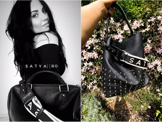 Isabella Cavalli, pictured, launched sustainable handbag business Satya and Ro in lockdown