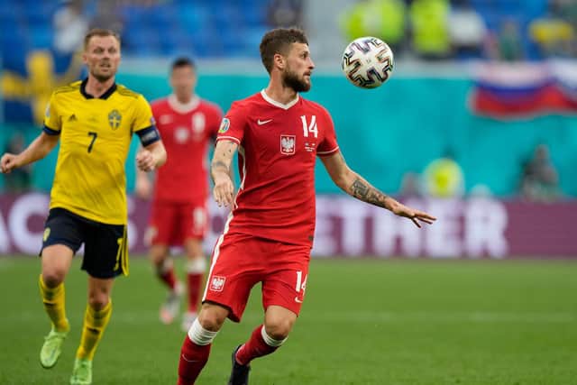 EUROS EXIT: For Leeds United's Polish international midfielder Mateusz Klich. Photo by Dmitry Lovetsky - Pool/Getty Images.