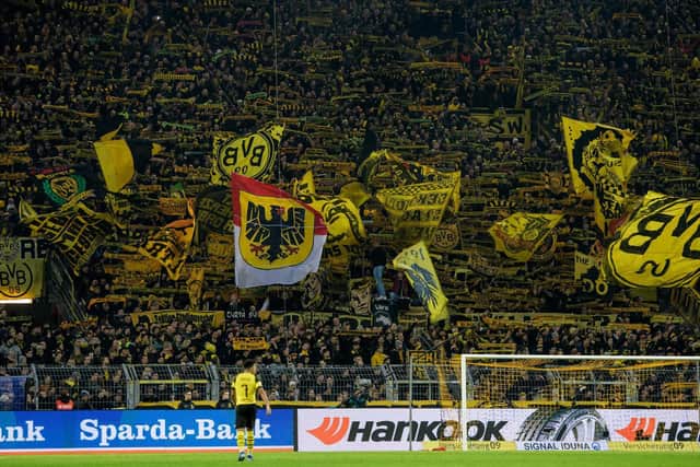 INSPIRATION: Borussia Dortmund's famous Yellow Wall. Photo by Jörg Schüler/Getty Images.