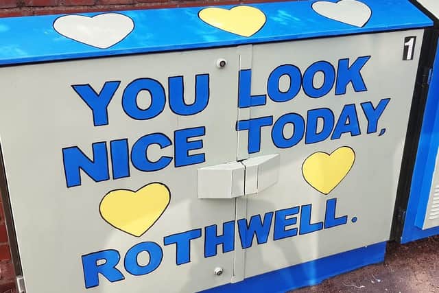 A piece of Burley Banksy artwork in Rothwell