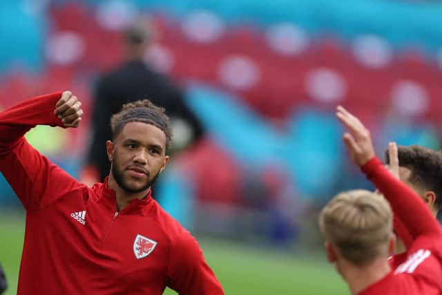 Leeds United forward Tyler Roberts. Photo by KENZO TRIBOUILLARD/AFP via Getty Images.