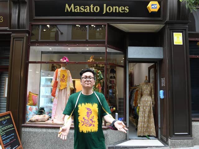 Designer Masato Jones grew up near Tokyo and launched his label in 2011