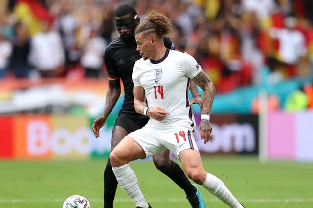 TREMENDOUS JOB - Former Leeds United and England defender Rio Ferdinand was impressed by Kalvin Phillips and Declan Rice in the Three Lions win over Germany at Euro 2020. Pic: Getty