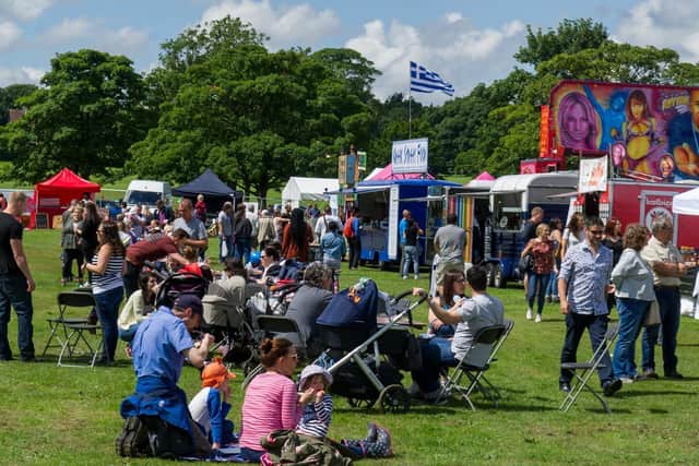 Visitors enjoying the North Leeds Food Festival, pictured in 2017. Photo: James Hardisty