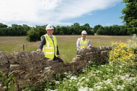 Mike Brown, commercial director for Tolent and Andy Gamble, executive director growth and assets for Yorkshire Housing.