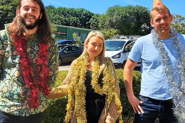 Bradley, Lauren and Mike