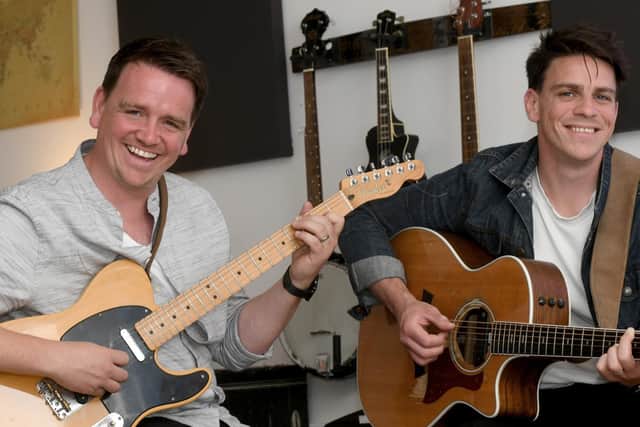 Dave (left) and Joe Dunwell have been raising the spirits of the nation with their live shows during lockdowns