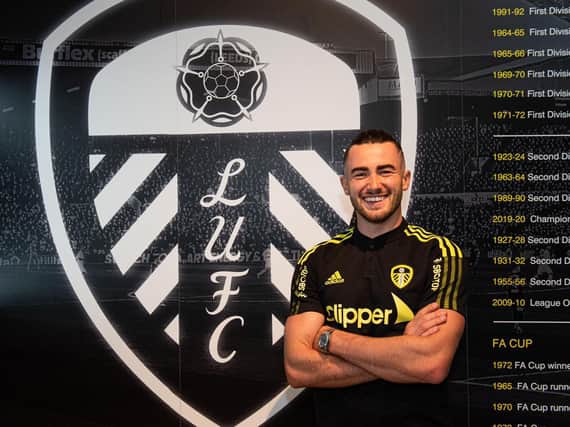 Leeds United completed the permanent signing of Jack Harrison from Manchester City on Friday. Pic: Getty