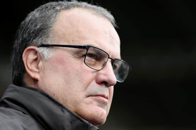 DEPARTING IDOL - Marcelo Bielsa's departure from Newell's Old Boys caused an outpouring of emotion from fans of the club who idolised him, as Leeds United supporters do today. Pic: Getty